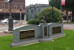 Black Patriots Monument in Washington, Georgia, commemorates Austin Dabney and all Patriots of all races. (Source: Author)