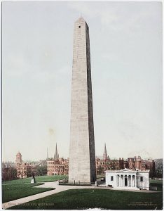 Bunker Hill Monument, postcard circa 1897-1924