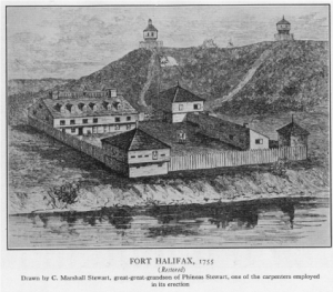 Fort Halifax, 1755, from Collections of the Maine Historical Society, VIII