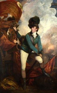 Portrait of Banastre Tarleton by Joshua Reynolds (1782)