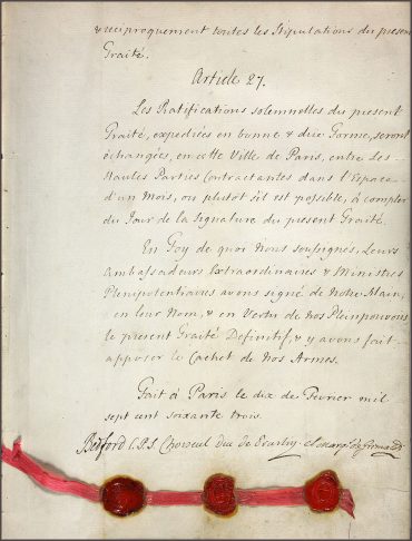 1763: A Revolutionary Peace Exhibit - Journal of the American Revolution