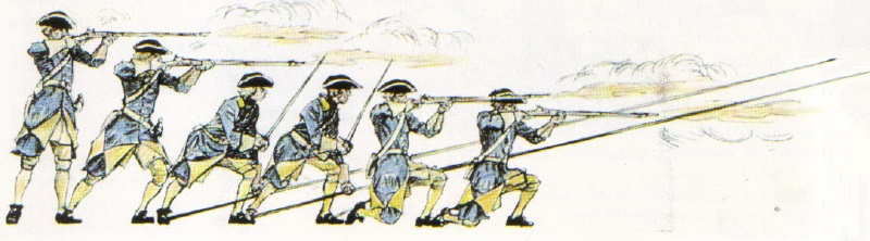 Swedish pikemen and musketeers as seen in the early 18th century. Via Wikipedia