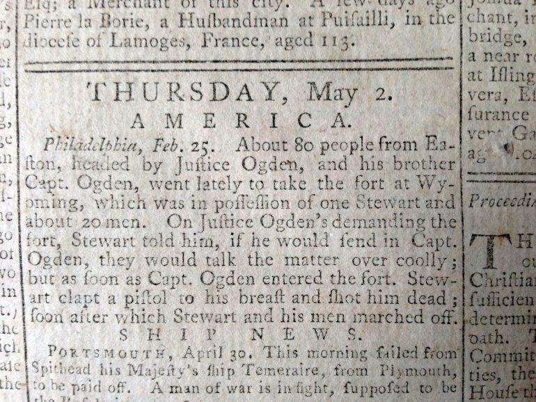 Connecticut Yankees in a Pennamite’s Fort Journal of the American