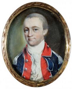 Benjamin Tallmadge; portrait miniature by John Ramage. Source: Litchfield Historical Society