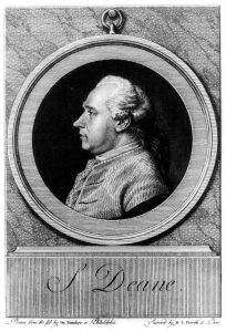 1781 engraving of Silas Deane by B. L. Prevost at Paris. Source: Library of Congress