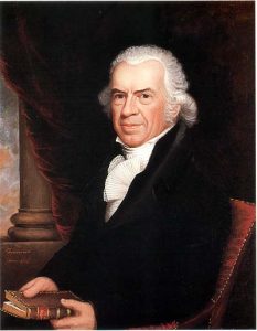 Portrait (1818) of Isaiah Thomas by Ethan Allen Greenwood. Source: American Antiquarian Society