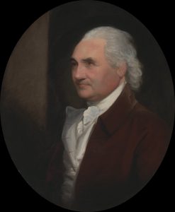 Circa 1785 painting of Colonel Isaac Barre by Gilbert Stuart. (Yale Center for British Art)