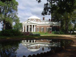 Photo (2005) of Monticello, the home of Thomas Jefferson, in Charlottesville, Virginia. (Photo by Matt Kozlowski)