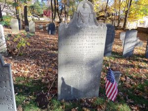 Joseph Hodgkins grave site. Photo: “Stories from Ipswich” site – Gordon Harris, town historian