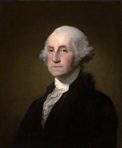 Gilbert Stuart, "Portrait of George Washington," 1796-1803. (The Sterling and Francine Clark Art Institute, Williamstown, MA)