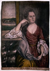 Engraved portrait of Martha Washington courtesy of George Washington's Mount Vernon.