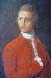 Sir John Johnson, Second Baronet of New York, by John Mare, Albany 1772 Courtesy of New York State, Office of Parks, Recreation & Historic Sites, Johnson Hall State Historic Park. (Photograph by Tim Donahue)
