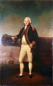 Sir Peter Parker Bt., 1721-1811, Admiral of the Fleet, by Lemuel Francis Abbott. (Greenwich Hospital Collection, National Maritime Museum, Greenwich, London)