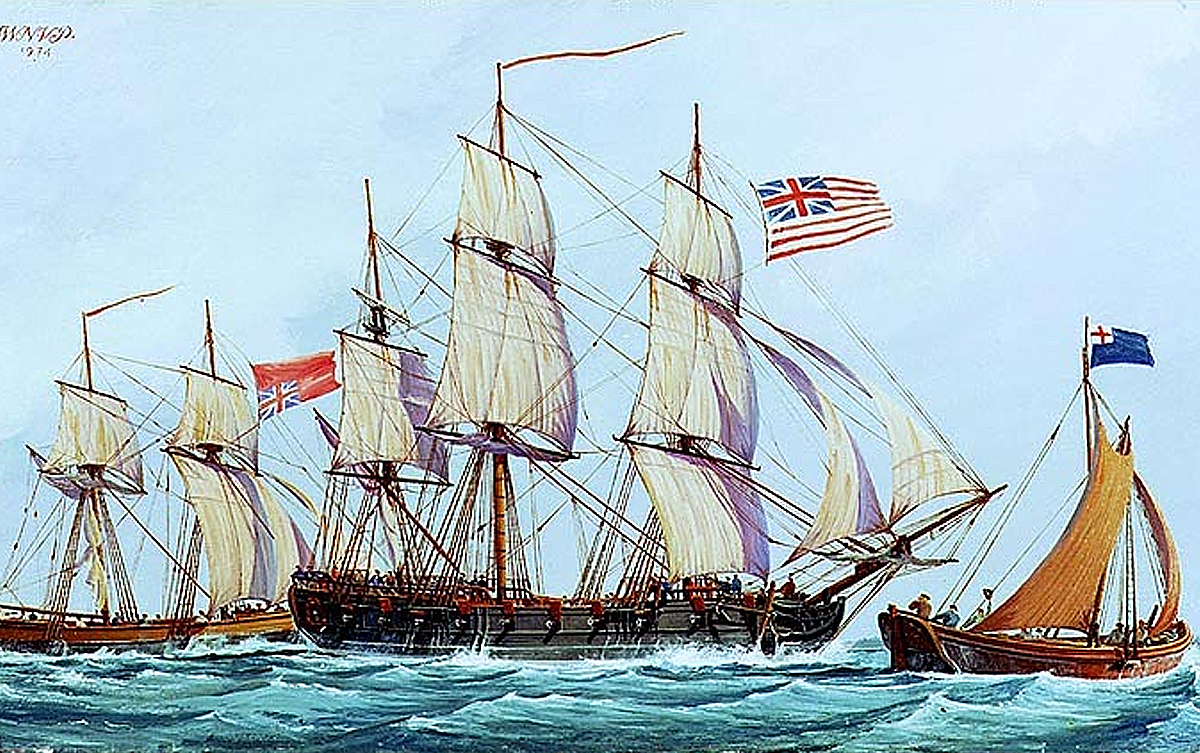 british naval armada during the american revolution