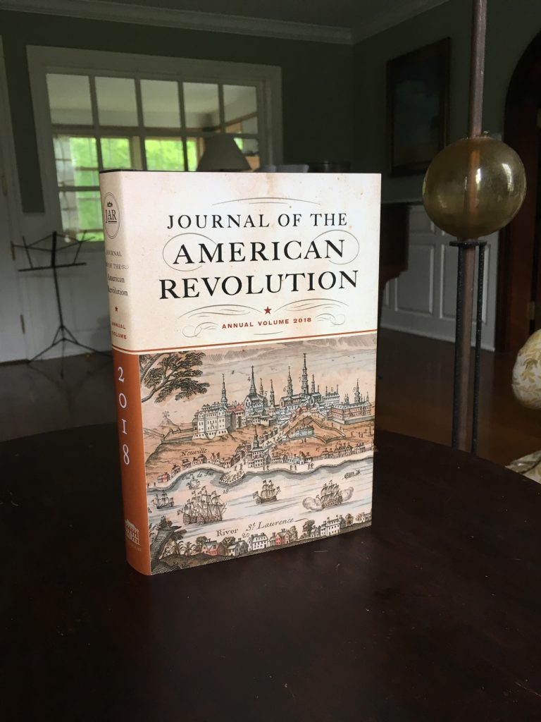 The 2018 Annual Volume is In! - Journal of the American Revolution