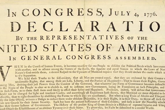 The First Public Reading of the Declaration of Independence, July 4 ...