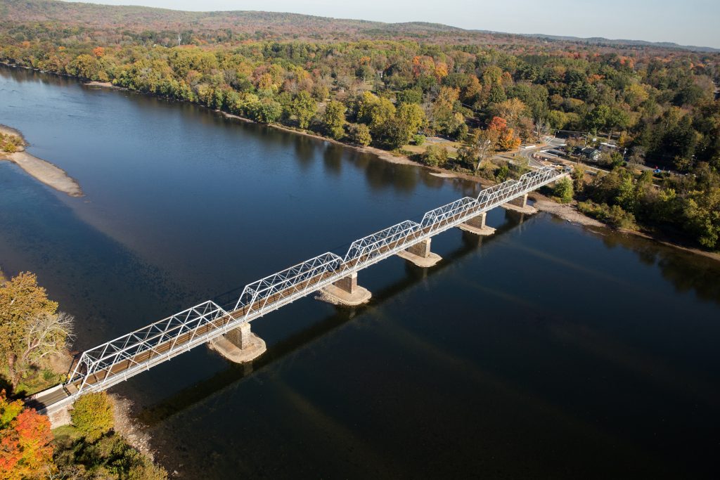 Washington Crossing Bridge Aerial Journal of the American Revolution