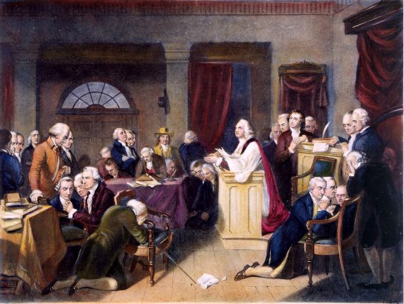 First Prayer in Congress - Journal of the American Revolution