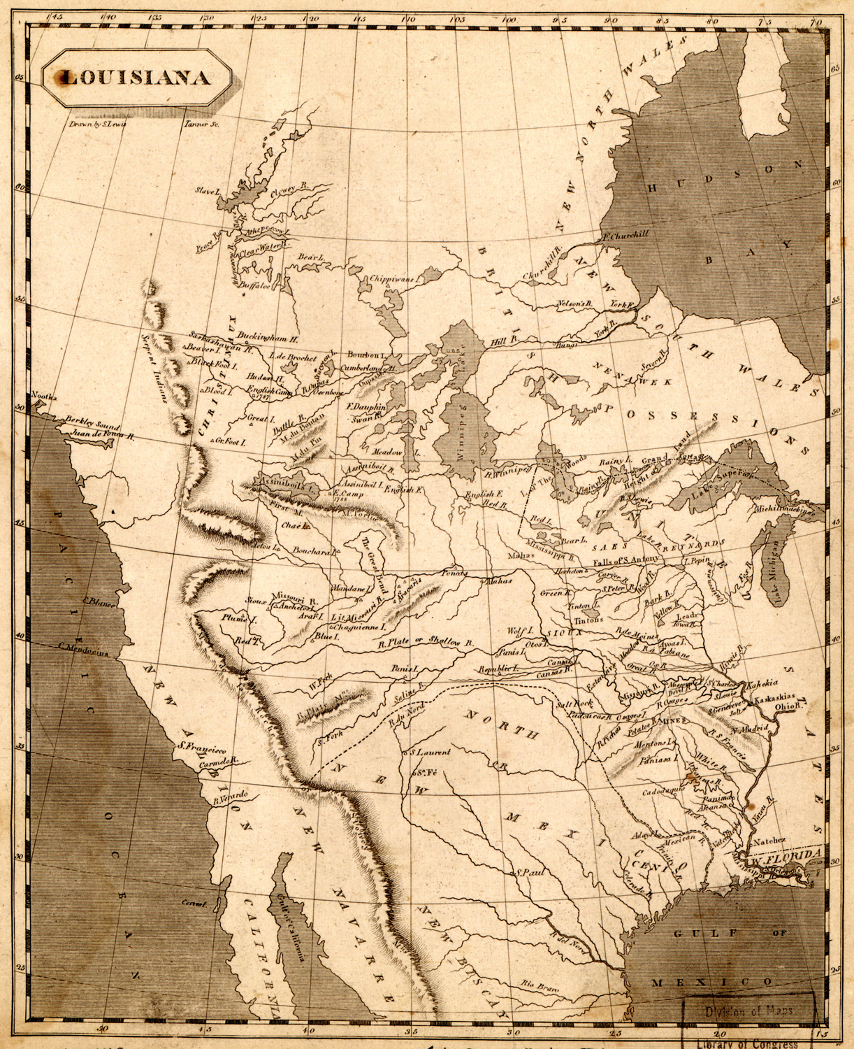 Louisiana Territory 1805 