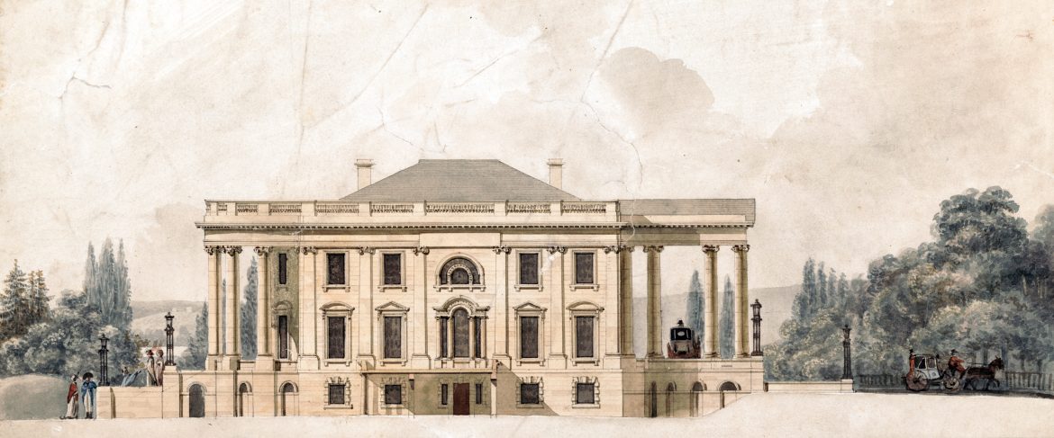 White House in 1807 - Journal of the American Revolution