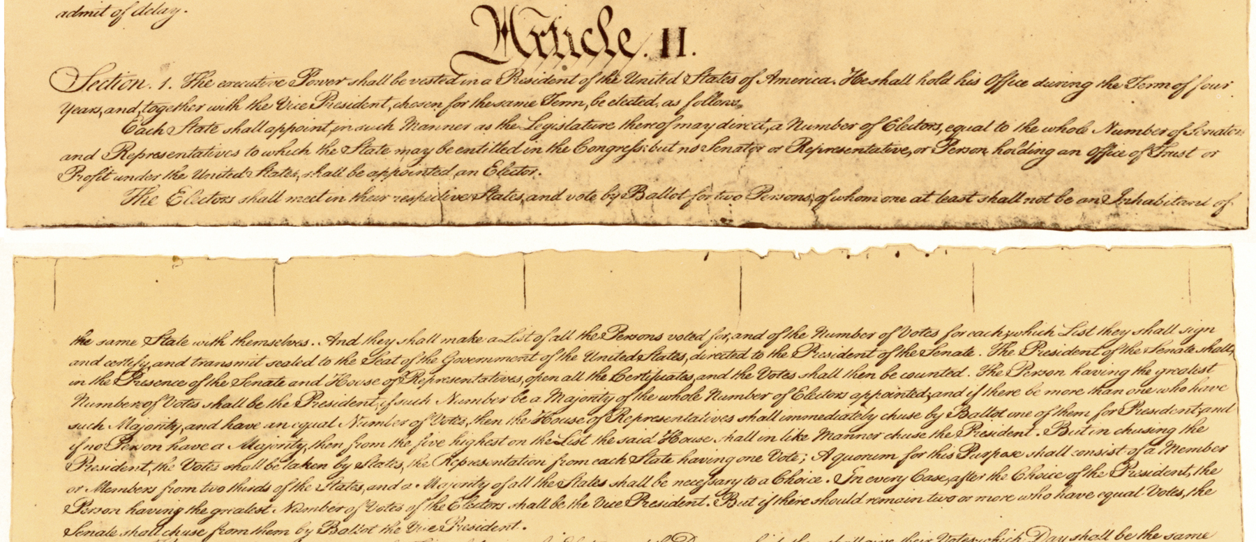 article 2 of the us constitution addresses