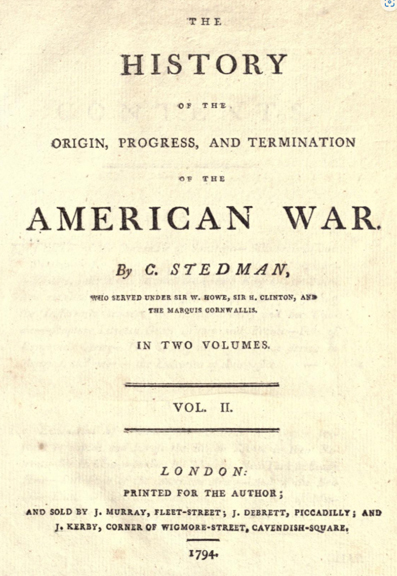 Charles Stedman and the History of the Southern War