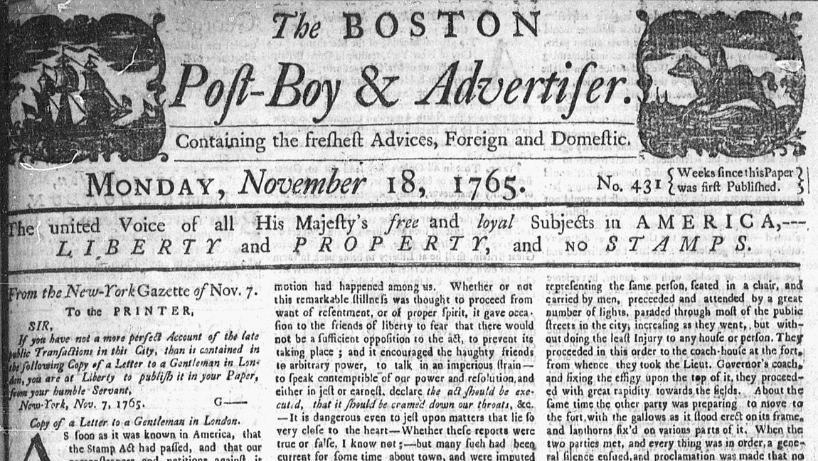 Advertising a Revolution: An Original Invoice to “The Town of Boston to Green and Russell”